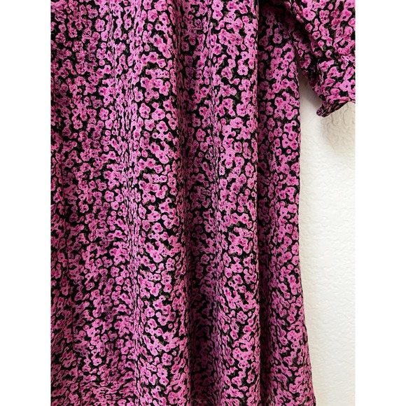 SELECTED FEMME Pink Floral Ruffles Boho Luxury Scandinavian 34 US 6 Eco Friendly - Picture 10 of 16